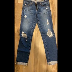 AG cropped denim